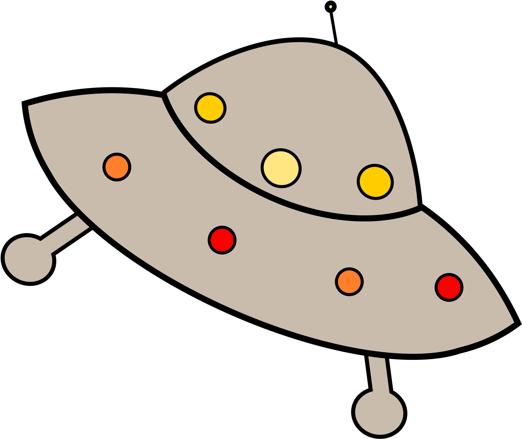 This Free Icons Png Design Of Space Flying Saucer 1 (2400x3394), Png Download