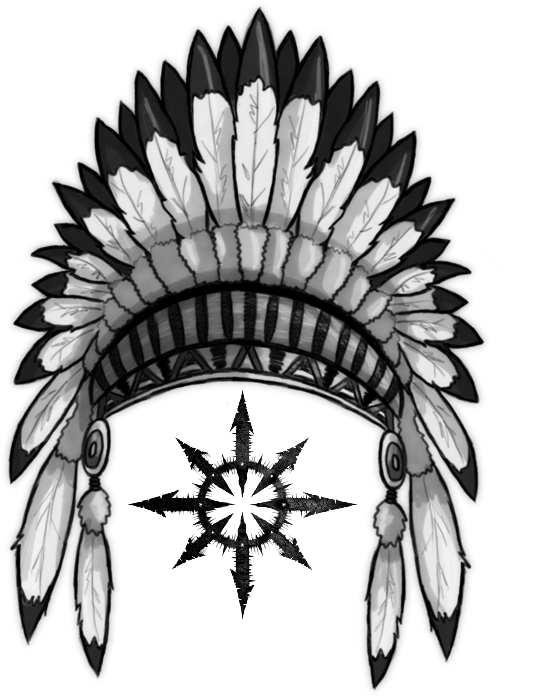 Feather Clipart Indian Headband - Native American Headdress Png (600x724), Png Download