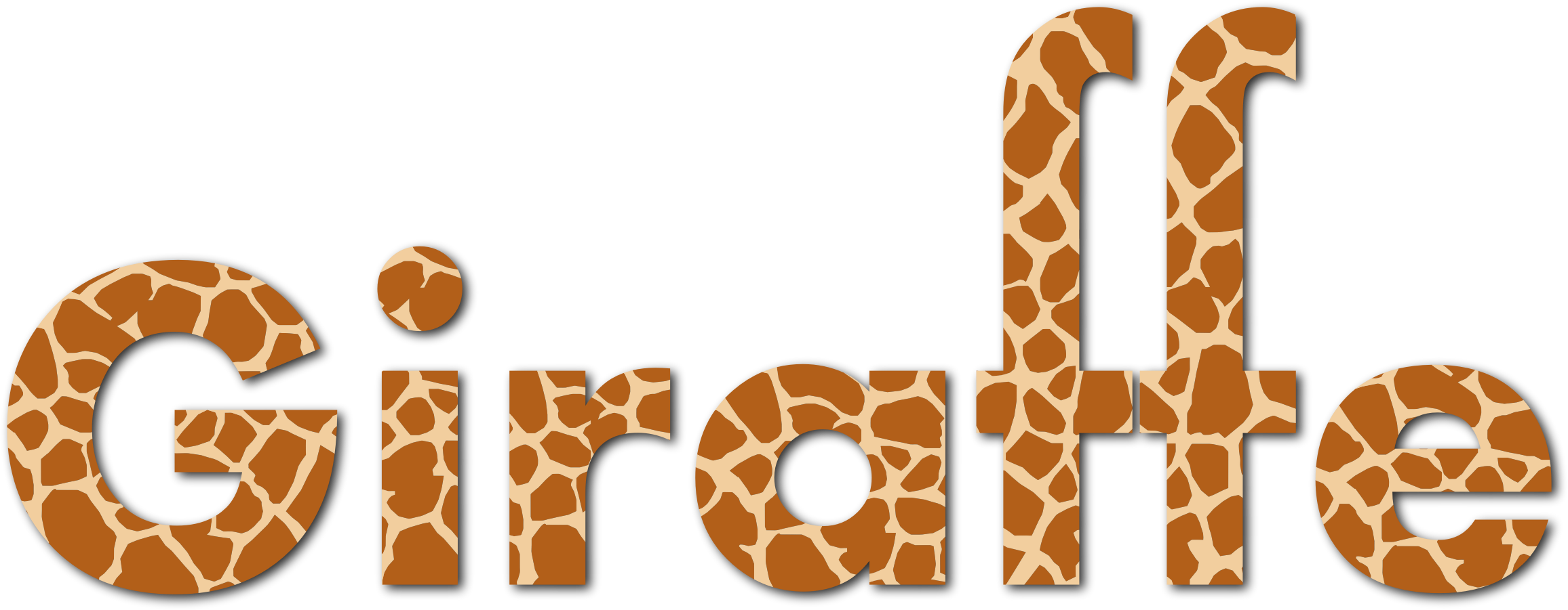 Giraffe Clipart Shadow - Frengkenstain New Giraffe Animal F0462 Samsung Galaxy (2312x901), Png Download