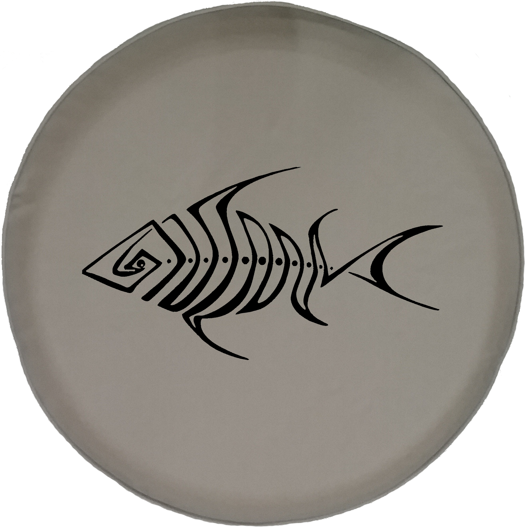 Tribal Bone Fish Skeleton Trout Bass Walleye Fishing - Bonefish / Bone Fish Garden Wall Sculpture (1768x1777), Png Download