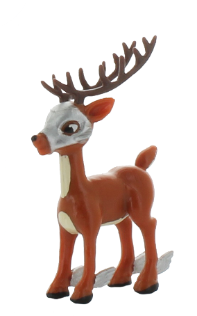 T - E - A - M - Rudolph - Mini Figure ** Dasher ** - Rudolph (394x521), Png Download