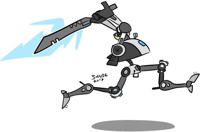 As I Promised, Here's A Second Titan Doodle - Titanfall (700x461), Png Download
