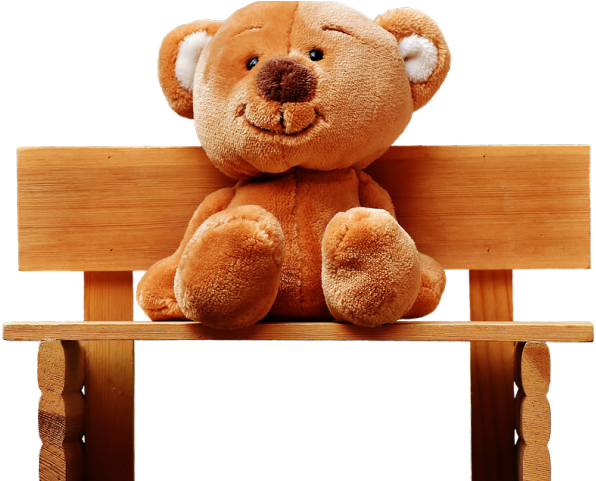 Teddy Bear Clipart Stuffed Animal - Sitting Teddy Bear Png (640x480), Png Download