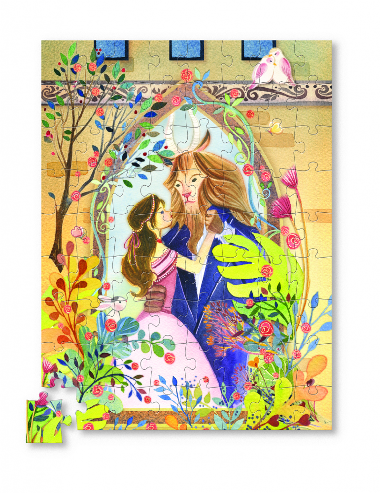 Crocodile Creek 36 Pc Once Upon A Puzzle Beauty & (1000x1000), Png Download