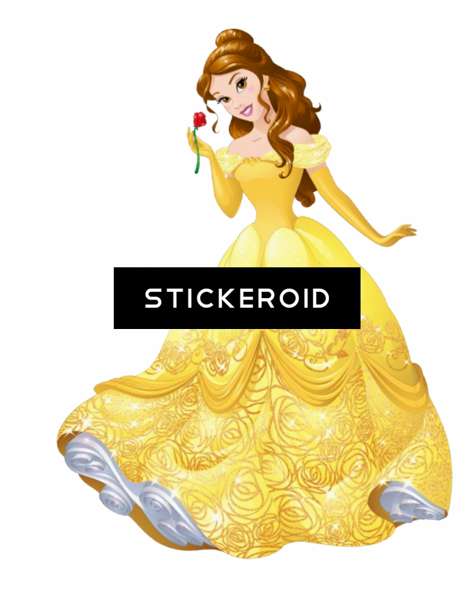 Belle And Beast Beauty Cartoons Disney Princess The - Disney Characters Зтп Bella (693x871), Png Download