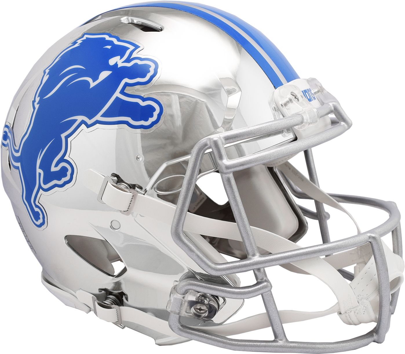 Detroit Lions Full Size Replica Football Helmet New (1500x1337), Png Download
