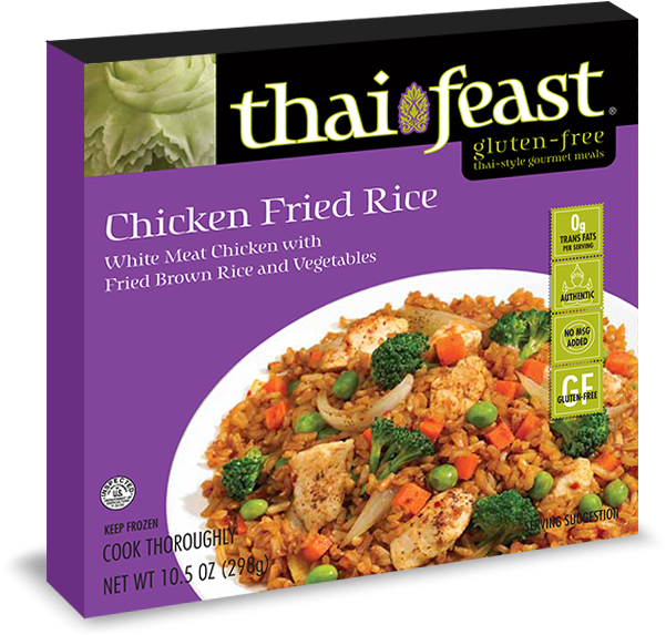 Chicken Fried Rice Plate Png Download - Thai Feast Chicken Pad Thai - 10.5 Oz (612x612), Png Download