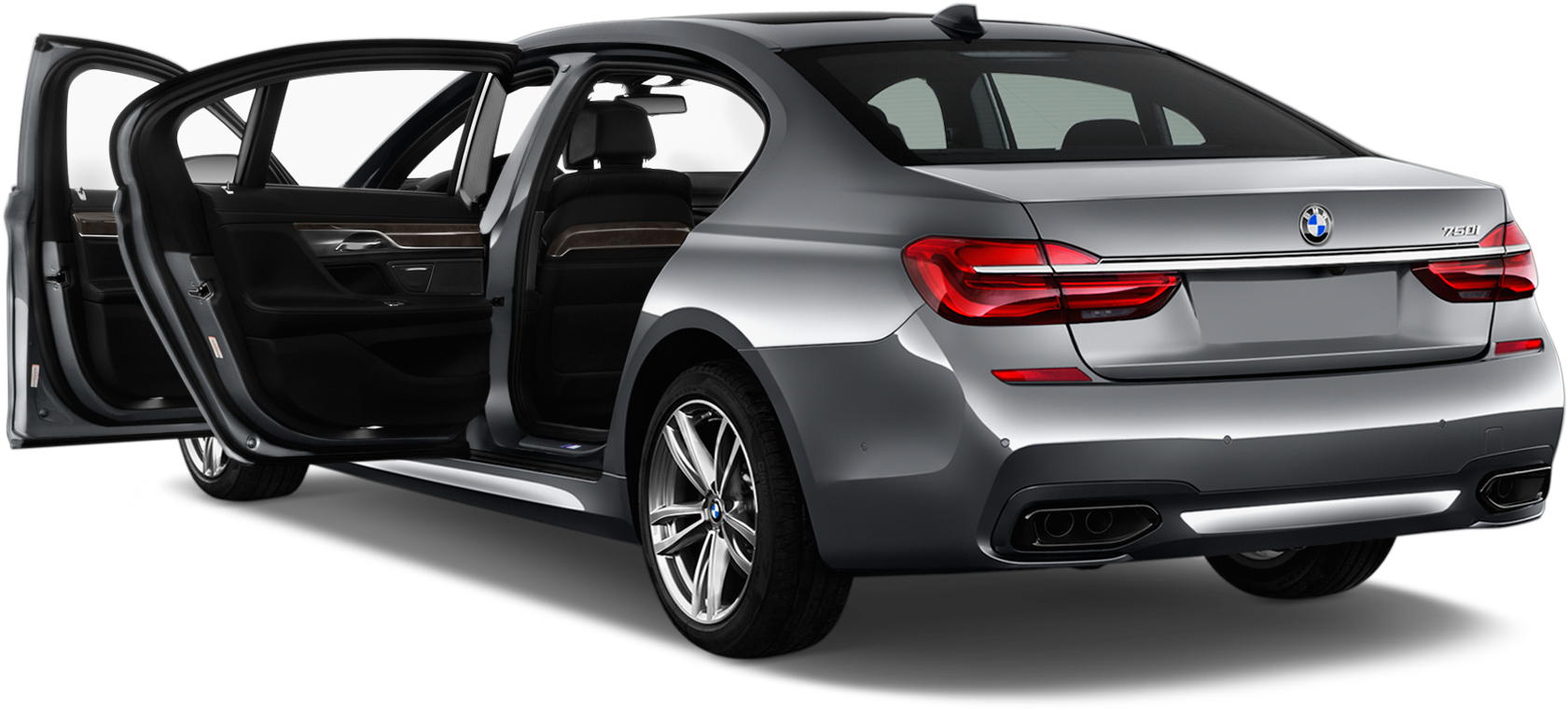 28 - - Bmw 7er 2018 Back Png (2048x1360), Png Download