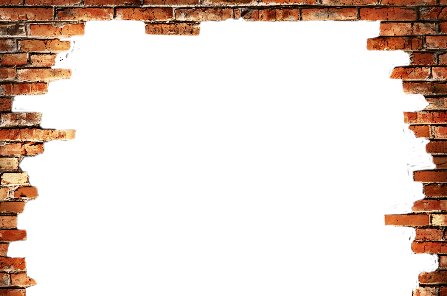Brick Wall Hole Png Freeuse Stock (1500x1000), Png Download