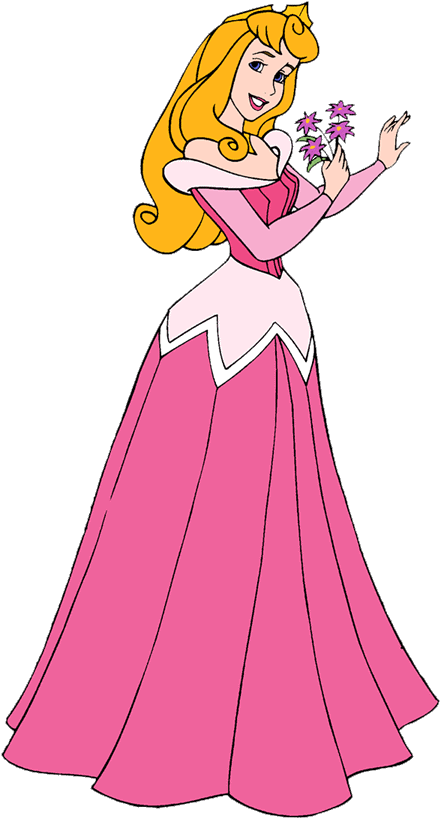 Dress Clipart Princess Aurora - Princess Aurora Disney Clipart (450x825), Png Download