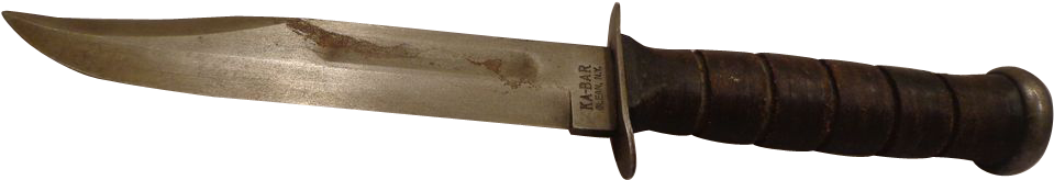 Vintage Usmc Ka Bar Fighting Knife Mark Military Marine - Ka-bar (958x958), Png Download
