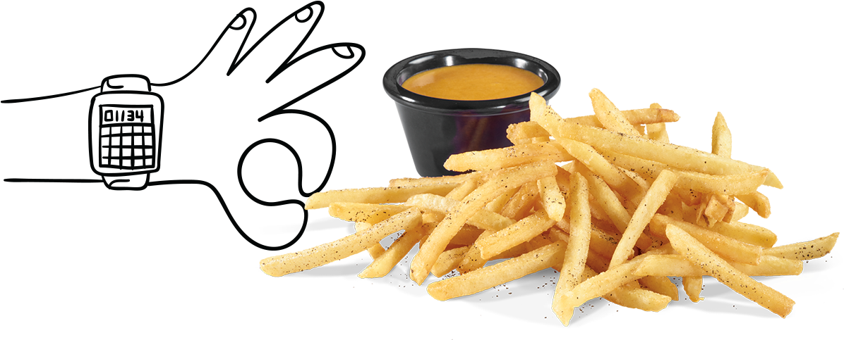 Fries And Queso - French Fries (1308x606), Png Download