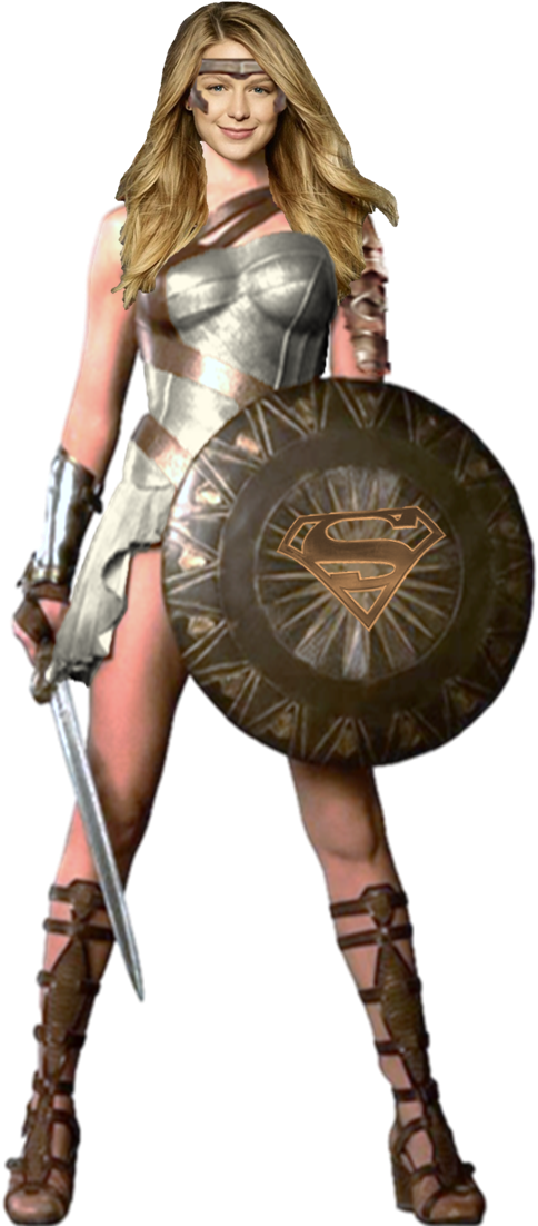 Melissa Benoist Supergirl Png Freeuse - Wonder Woman Wallpaper 4k (535x1112), Png Download