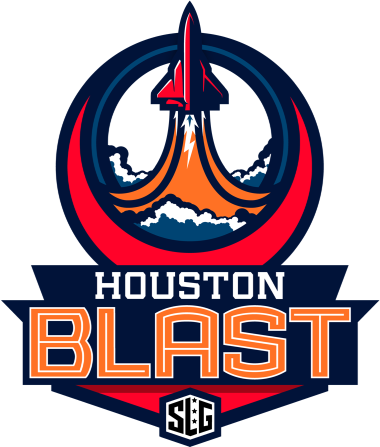 Houston Blast - League Of Legends Super League Gaming (889x1000), Png Download