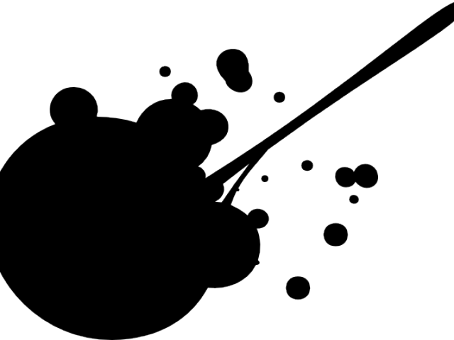 Splatter Clipart Blackpaint - Red Paint Splatter Png (640x480), Png Download