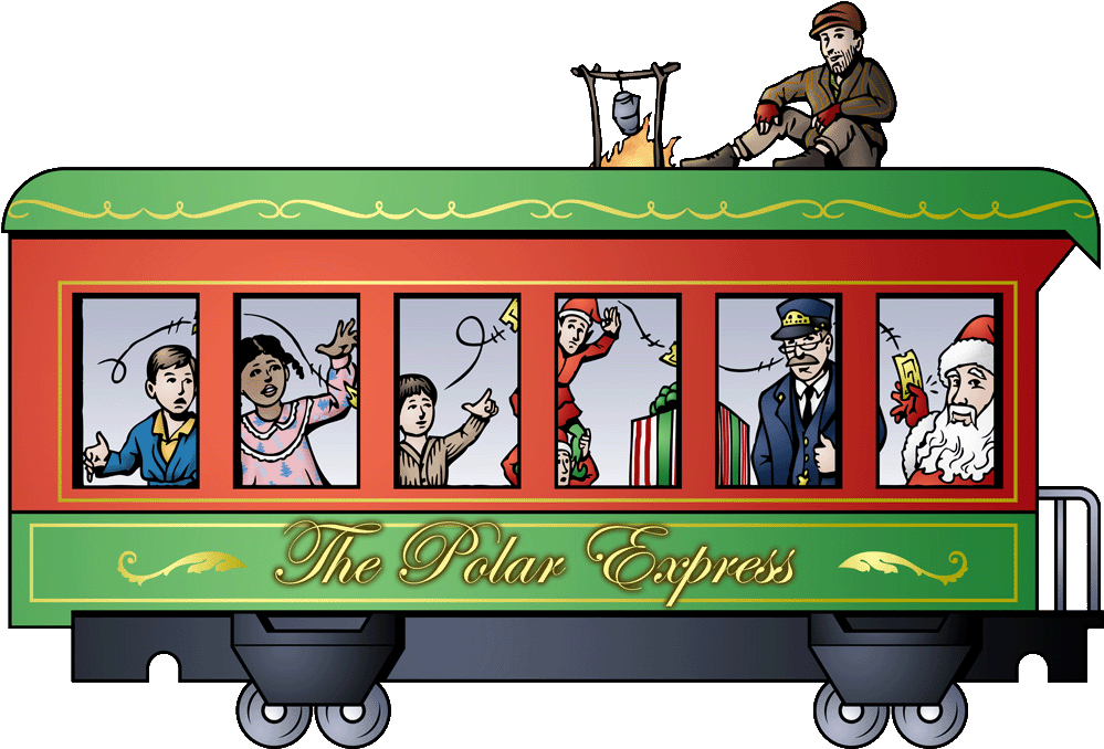 Picture Royalty Free Stock Cartoon Christmas By Jay - Polar Express Train Animation (1008x689), Png Download