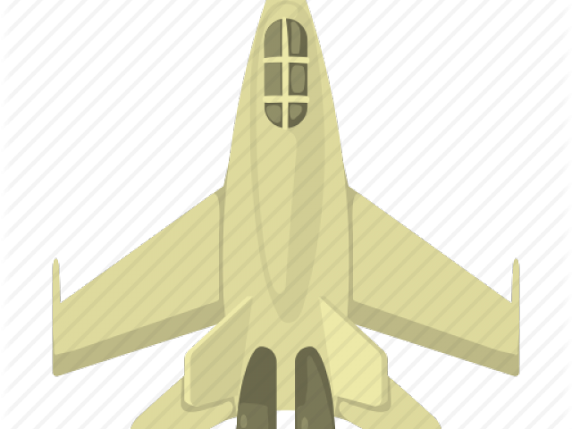 Cartoon Fighter Jet - Illustration (640x480), Png Download