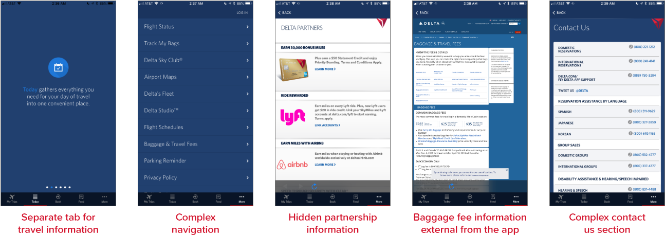 Delta Airlines Mobile App Evaluation - Mobile App (1400x456), Png Download