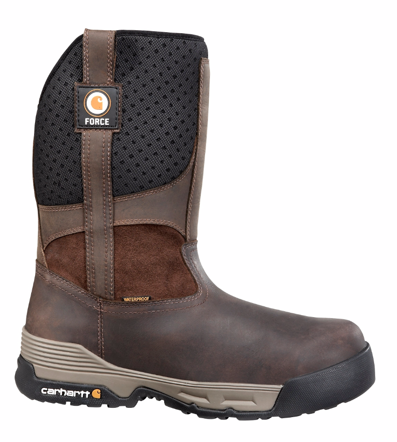 Carhartt Force® 10 Inch Brown Waterproof Pull On - Carhartt Force Men's Waterproof 10 Inch Composite Toe (1680x905), Png Download
