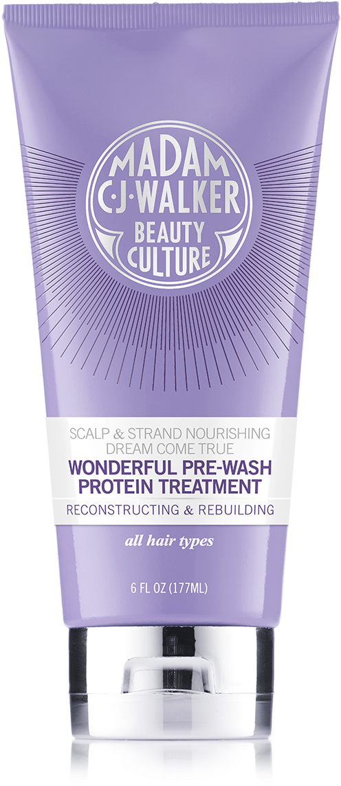 Wonderful Pre-wash Protein Treatment - Madam C.j. Walker Beauty Culture Brassica Seed (657x1240), Png Download