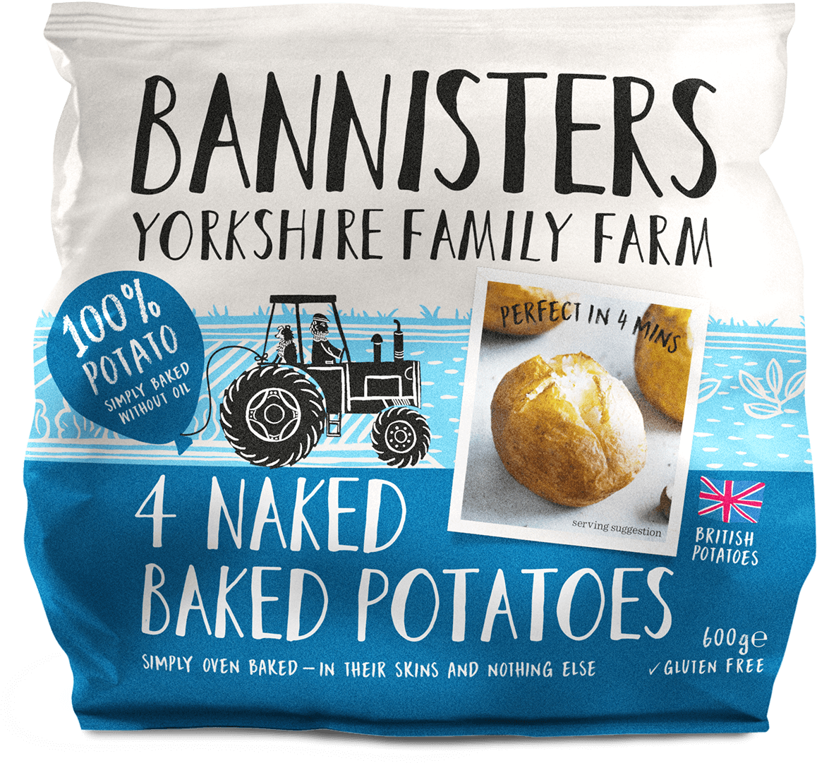 Bannisters Farm Ready Baked Potatoes (1200x1125), Png Download