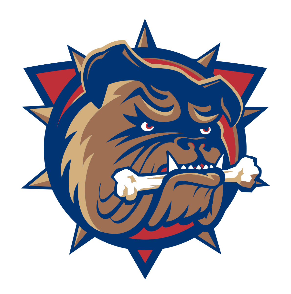 Hamilton Bulldogs Hockey Logo (1200x1200), Png Download