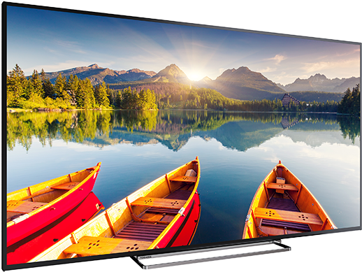65" Toshiba Ultra Hd Tv Perspective - Hitachi 49" Class 1080p 120hz Led Hdtv (640x640), Png Download