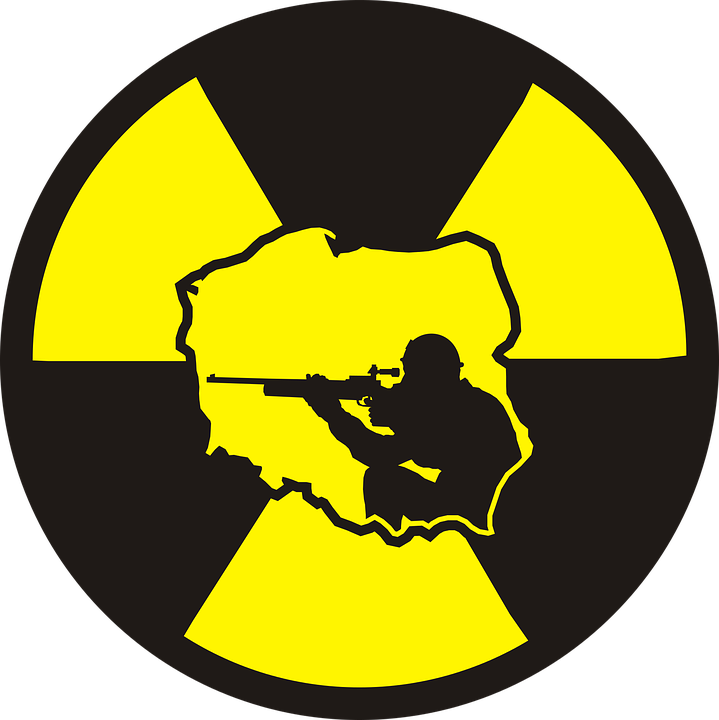 Poland, Sagittarius, Radioactivity, Radiation, Soldier - Radiation Clipart (719x720), Png Download