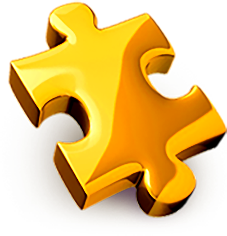Employee Giving - Golden Puzzle Piece Png (891x900), Png Download