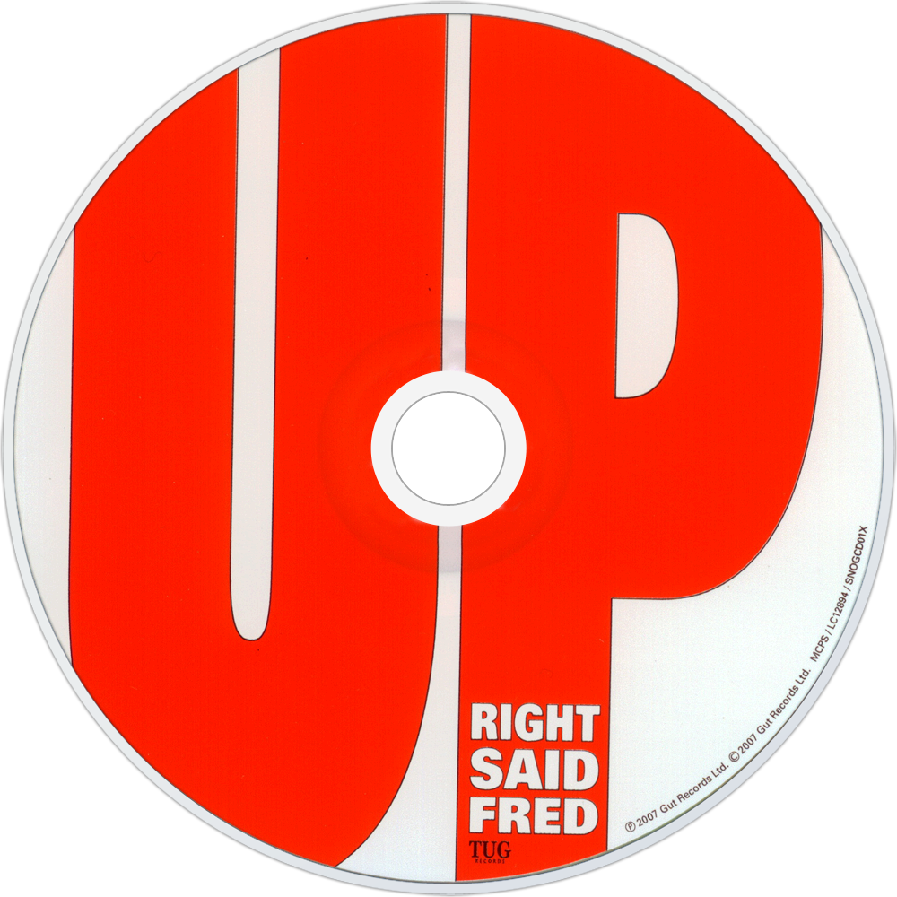 Right Said Fred Up Cd Disc Image - Mandriva Linux 2010 (1000x1000), Png Download