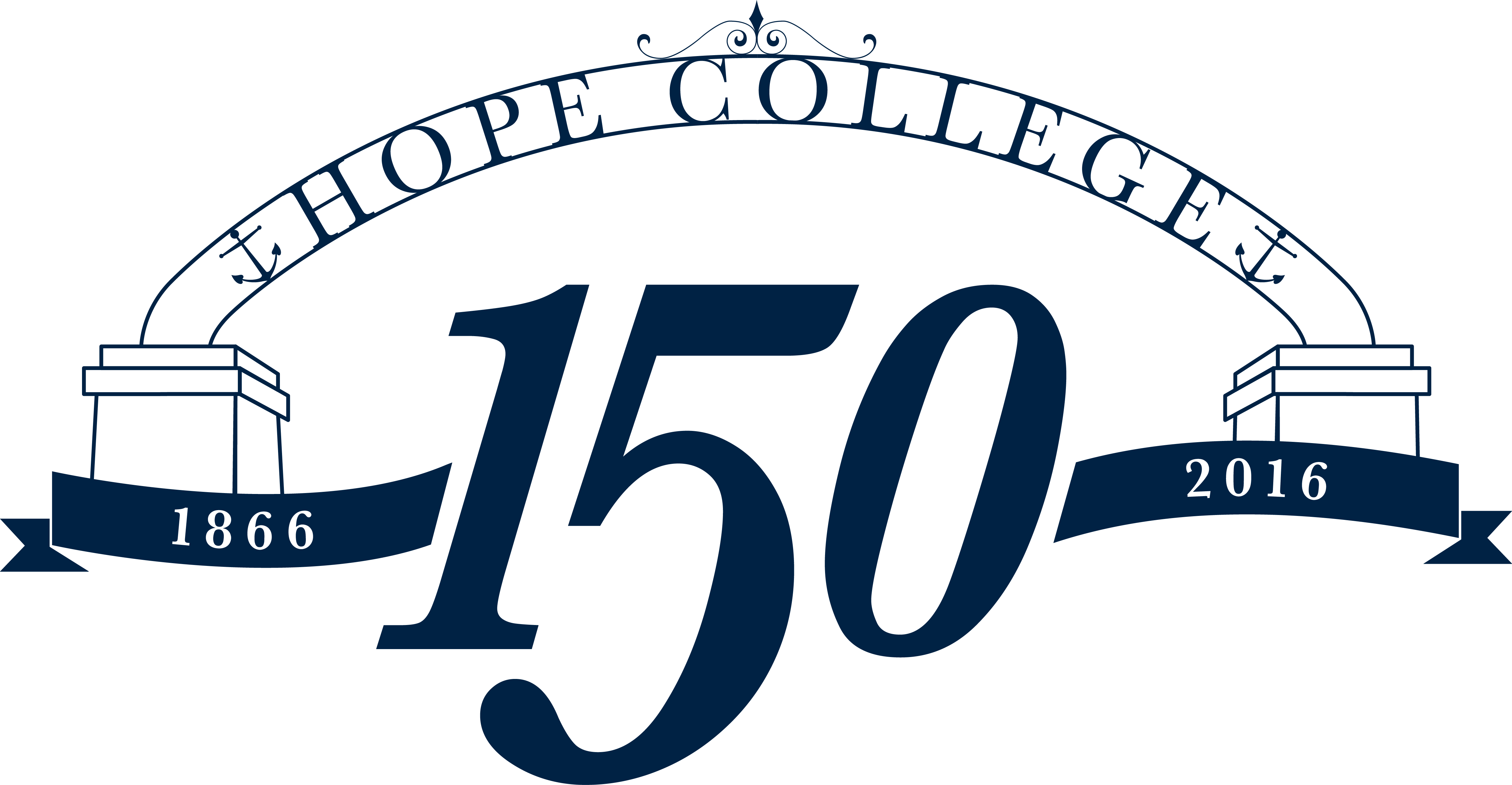 Sesquicentennial Logo Horiz Blue - Graphics (4959x2576), Png Download