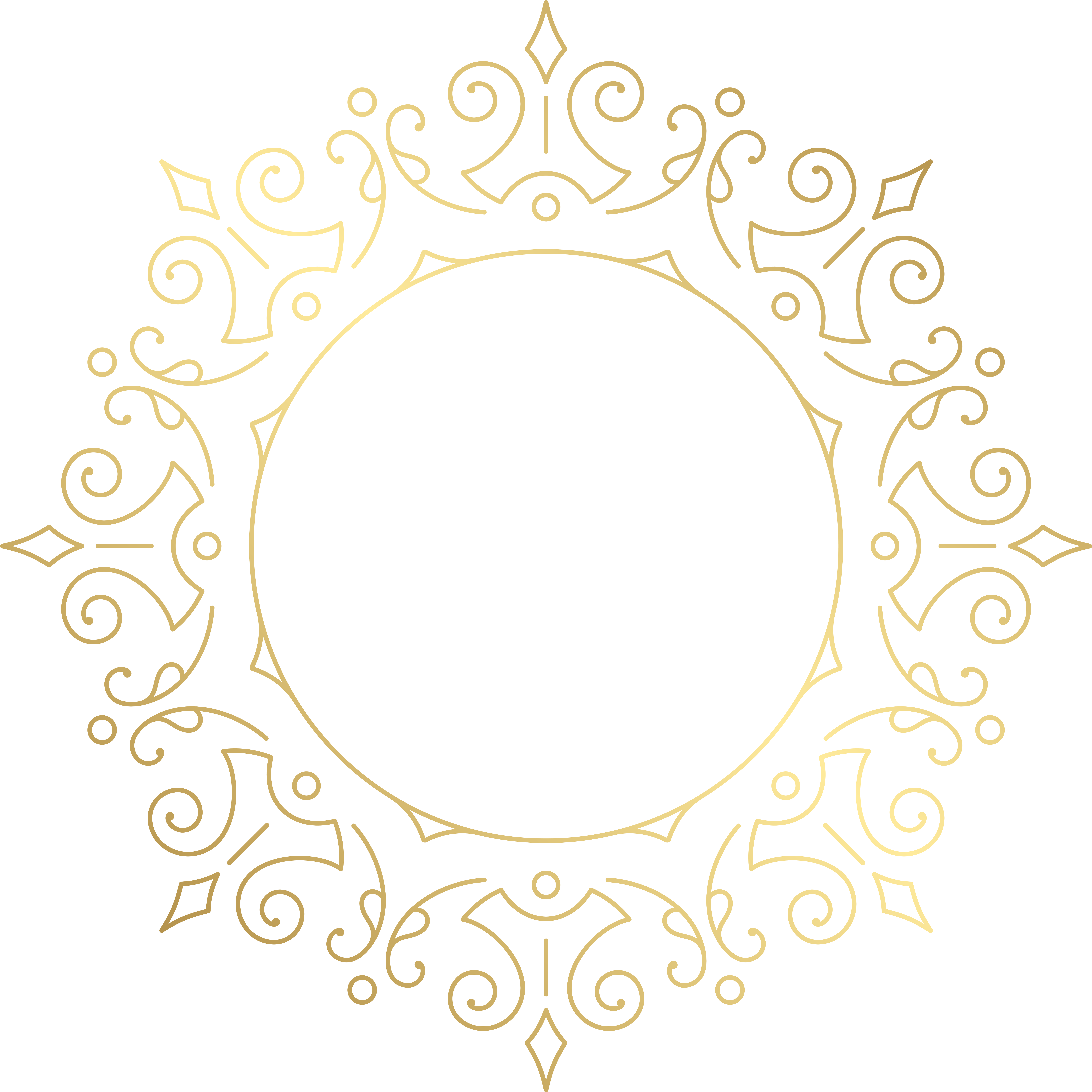 Circle Border Png (8000x8000), Png Download