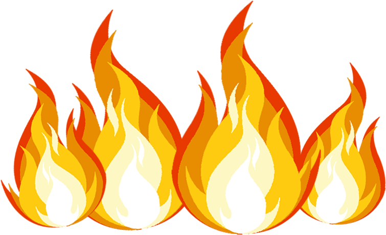Fire - ไฟ Png (1000x519), Png Download