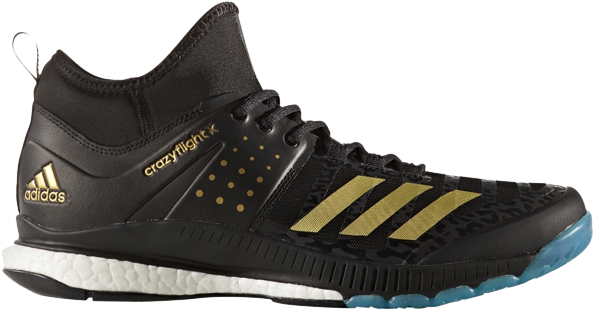 Adidas Men's Volleyball Shoes - Adidas Crazyflight X Mid (600x600), Png Download