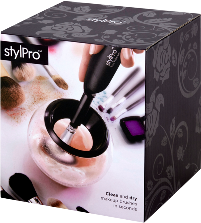 Stylpro Makeup Brush Cleaner & Dryer With 2 Sachets (768x768), Png Download