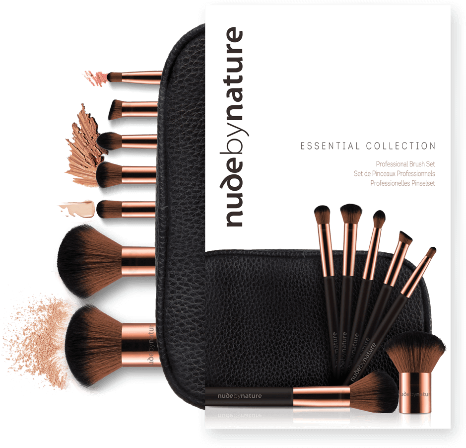 Stay At Home Mum - Nude By Nature Essential Collection 7 Piece Brush (1000x1000), Png Download