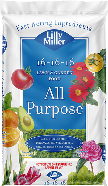 Lilly Miller Lawn & Garden Food All Purpose 16-16-16 (600x600), Png Download