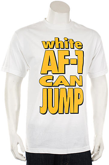Nike Af 1 Can Jump T Shirt White - Aquaman (650x650), Png Download