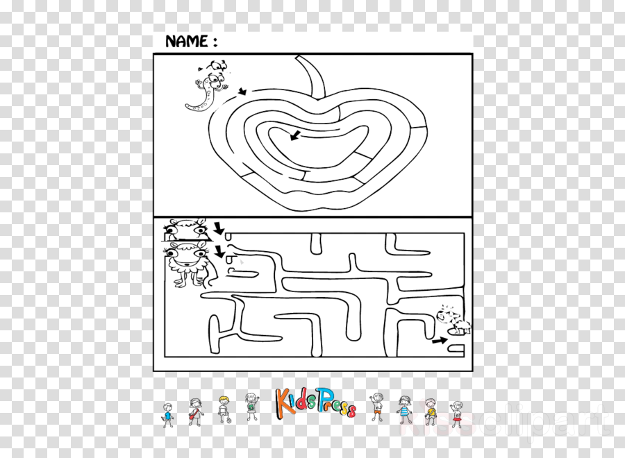 Cartoon Clipart Jigsaw Puzzles Brain Games Kids - Designfol. Easyplot Fun4,ca.a4,silber Sw (900x660), Png Download