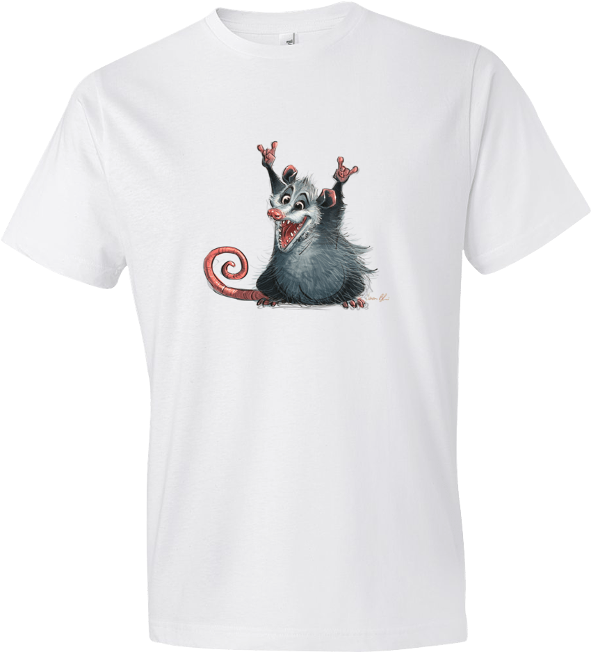 “awesome Possum” Mens / Unisex T-shirt $19 - Teachers Day T Shirt Print Design (1000x1000), Png Download