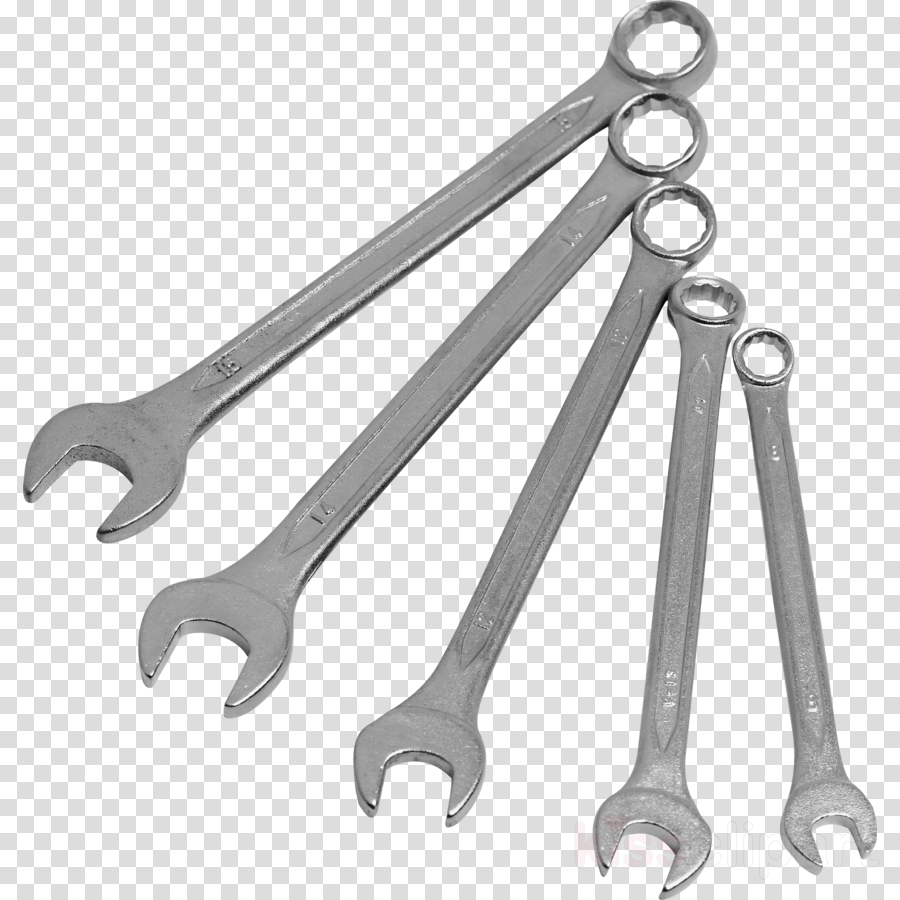 Download Wrench Clipart Spanners Clip Art Wrench - Spanner Download (900x900), Png Download