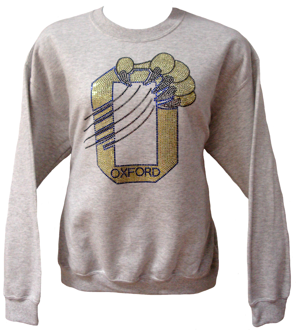 Love This Oxford O With The Claw Mark In Stones For - Long-sleeved T-shirt (1200x1359), Png Download