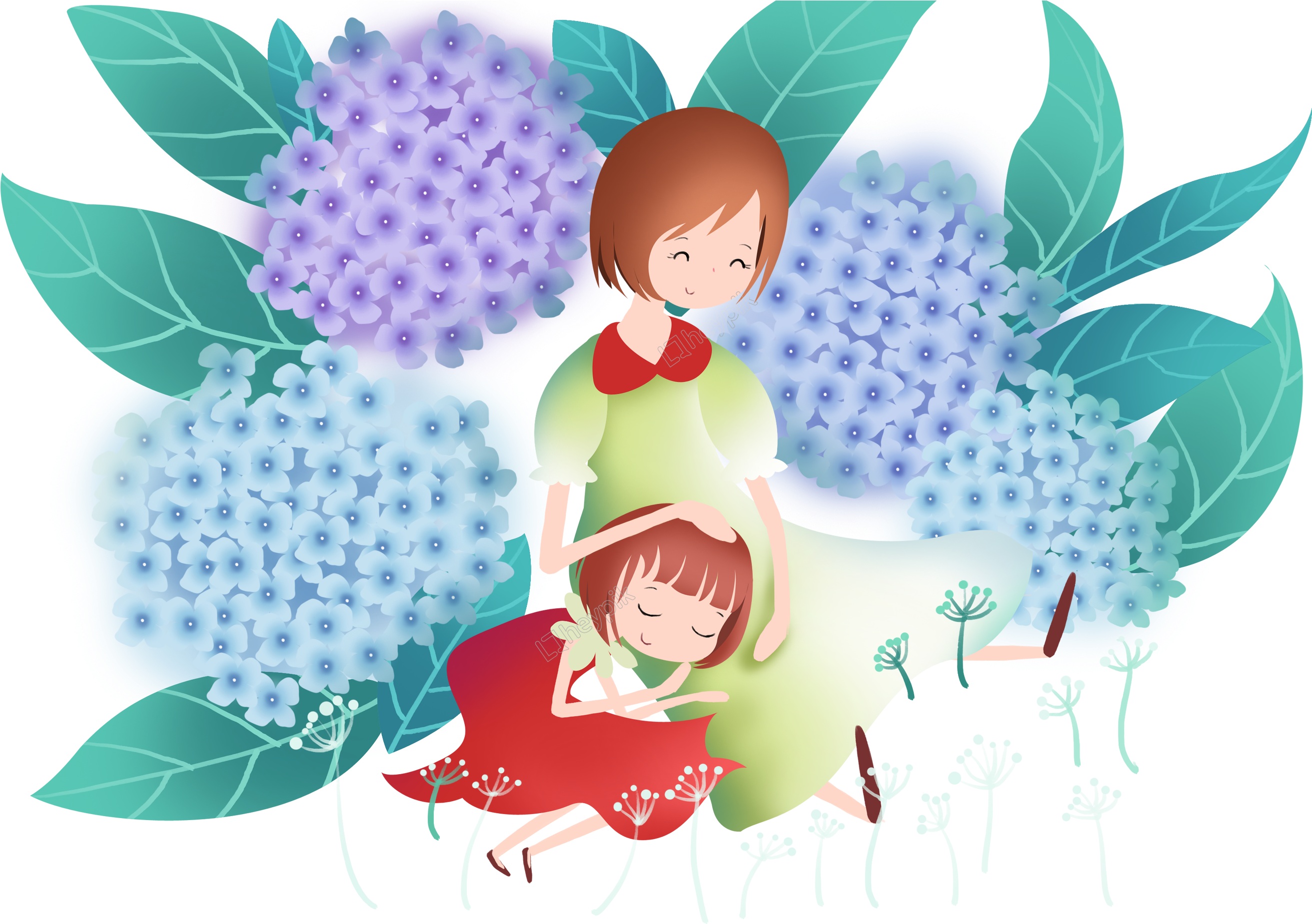 Graphic Transparent Download Cartoons Vector Nature (2839x1947), Png Download