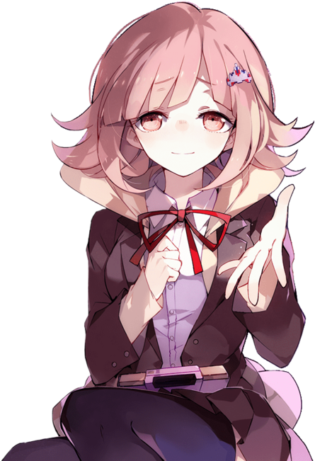 Chiaki Nanami The Ultimate Gamer * - Danganronpa 3 Gamer Girl (500x654), Png Download
