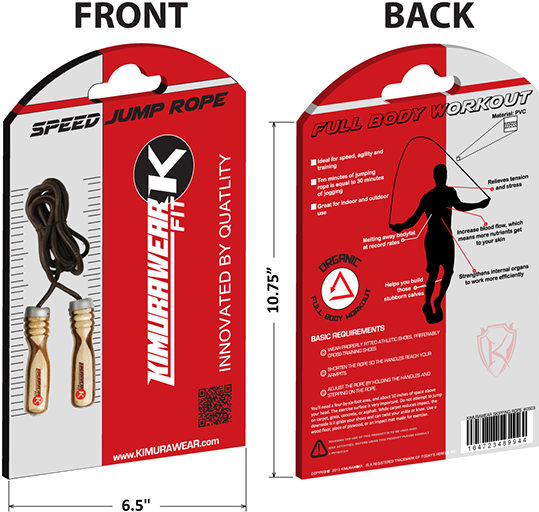 Inshare - Skipping Rope Packaging (600x520), Png Download