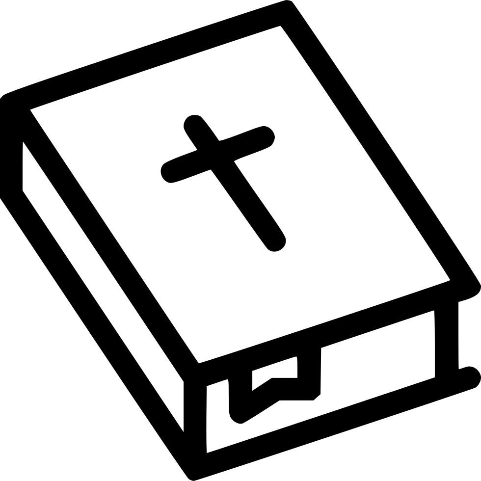 Bible Holy Cross Christianity Svg Png Icon Free Download - Bible And Cross Png (980x980), Png Download