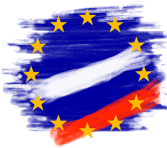 Russia Flag - Russia Eu (640x549), Png Download
