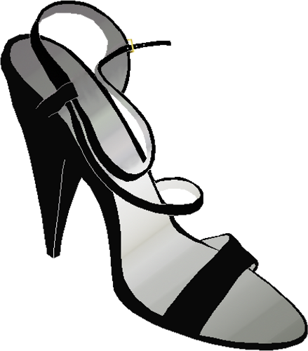 Lipstick Clipart High Heel - Clip Art (439x500), Png Download