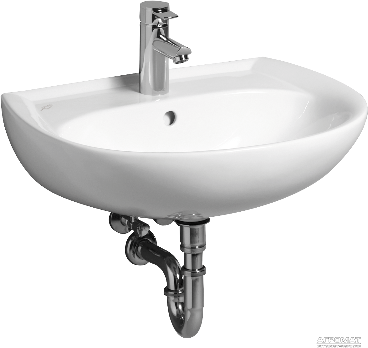 Keramag Renova Nr. 1 - Basin With Tap Hole, With Overflow (1200x1200), Png Download