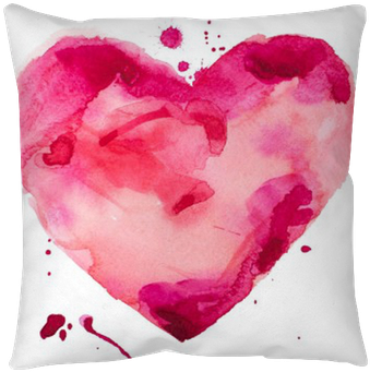 Love, Relationship, Art, Painting Floor Pillow • Pixers® - Heart Painting (400x400), Png Download